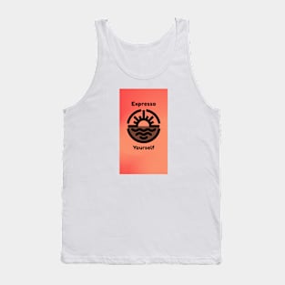 Expresso Yourself Sunrise Design Tank Top